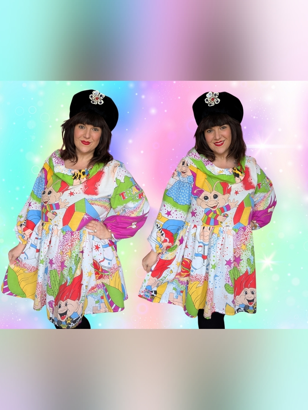 TROLLS DRESS SIZE XL
